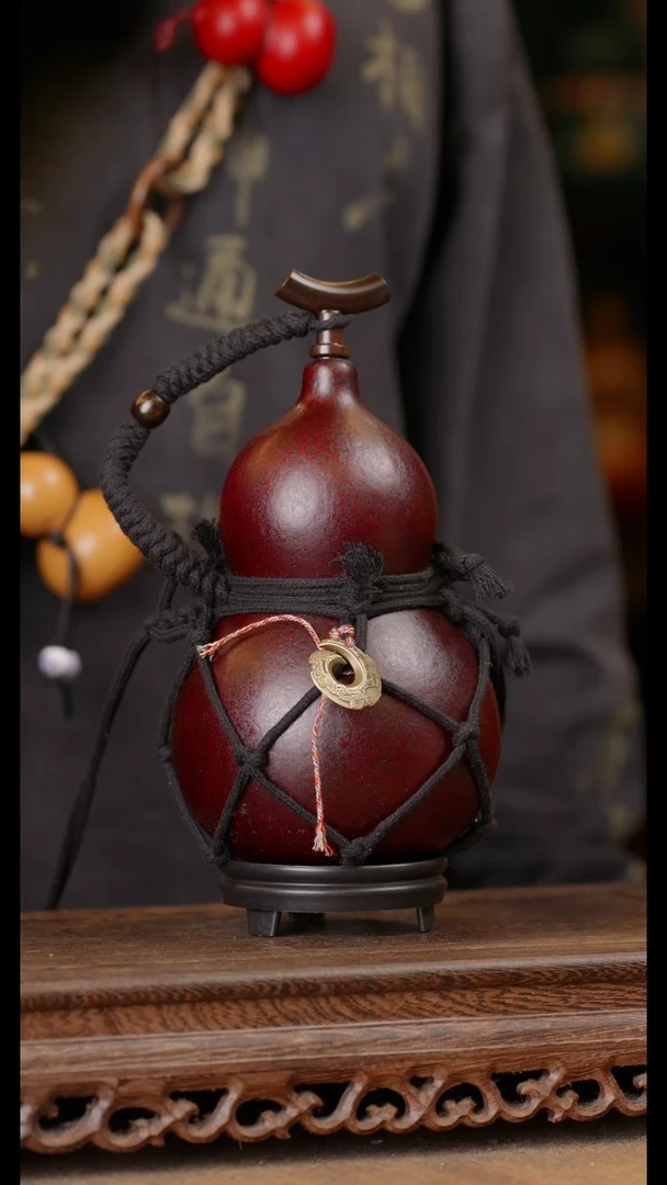 106号精品天然大漆酒葫芦一物一拍~