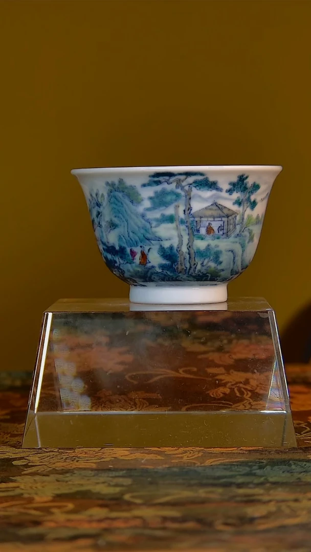 杯手工手绘杯杯很美丽