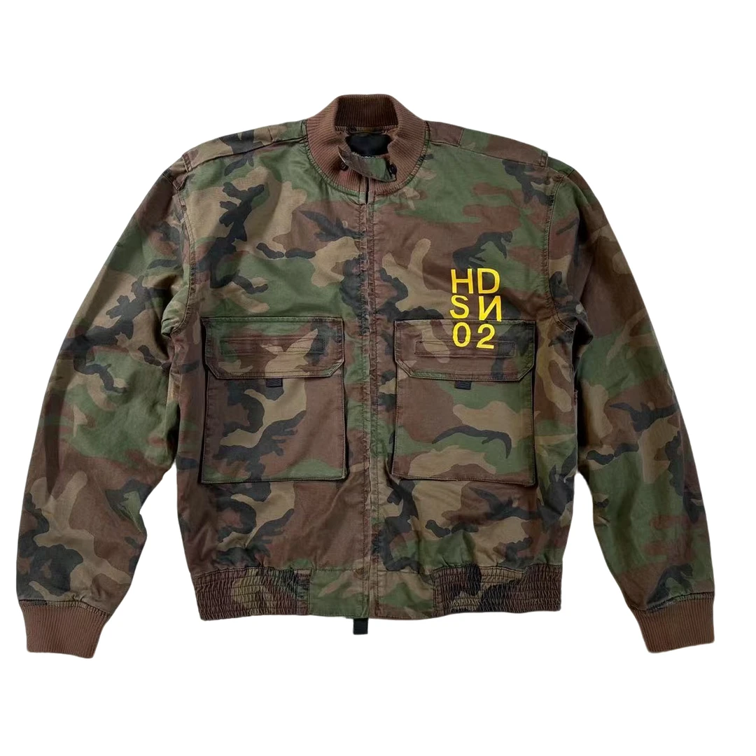 男士潮流复古水洗迷彩工装夹克时尚百搭外套（直播间链接）