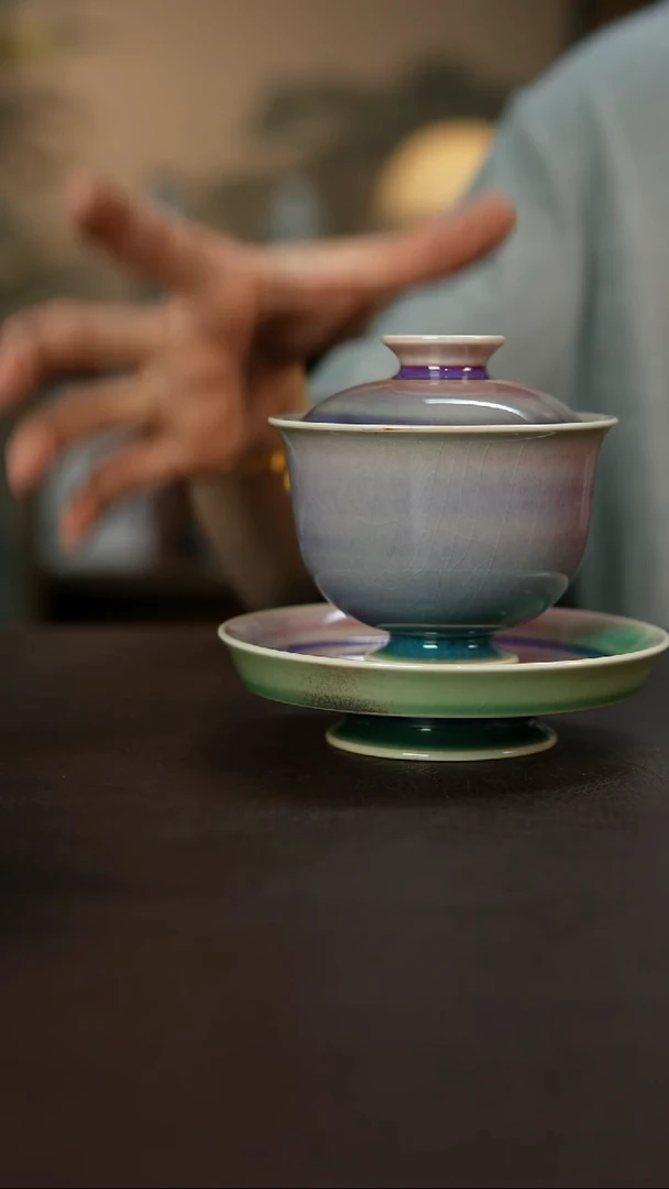 杯景德镇陶瓷杯碗柴烧瑕疵