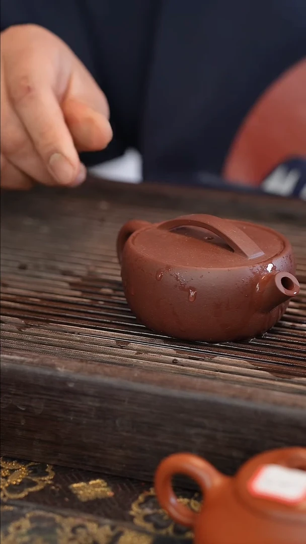 茶壶紫砂原矿手工制作