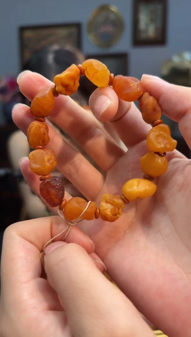 手串琥珀未镶嵌手串
