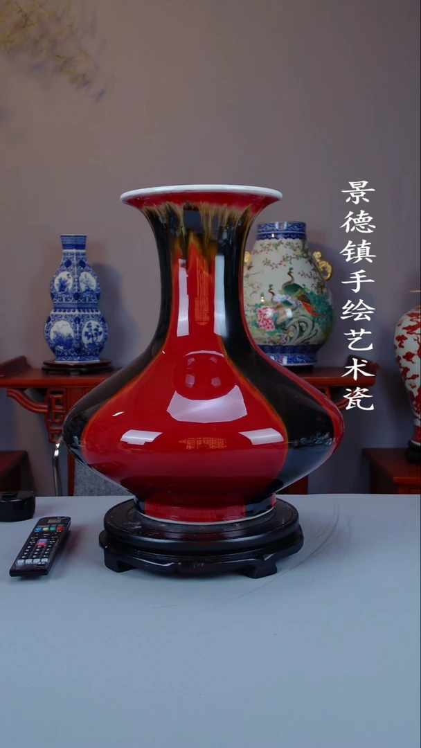 摆件陶瓷景德镇手工手绘陶瓷摆件72