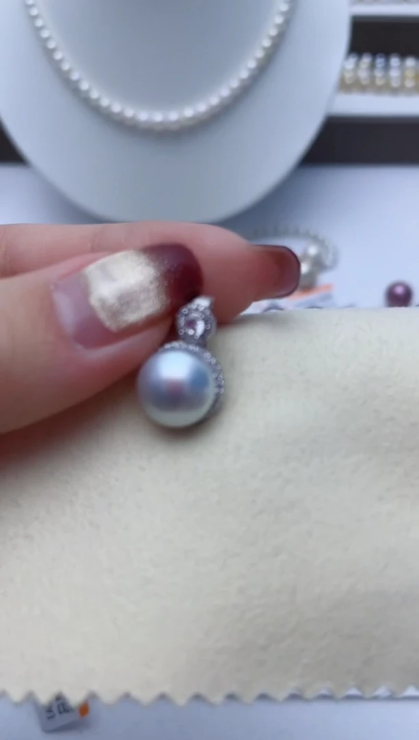 【闪购商品】海水珍珠颈饰银S925镶嵌W134