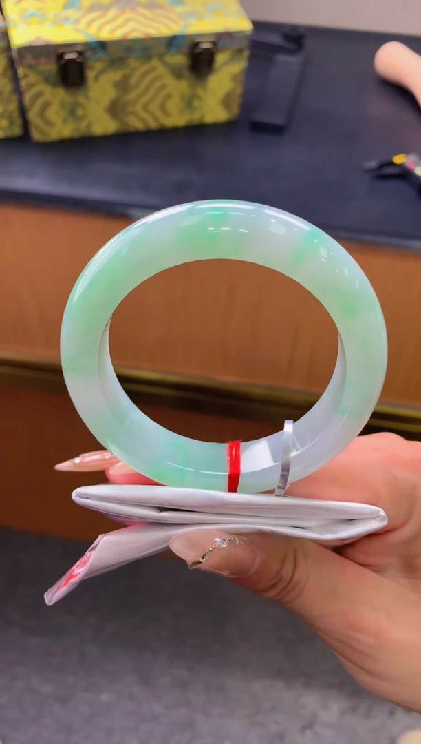 未镶嵌手镯翡翠-F132-正圈56.5