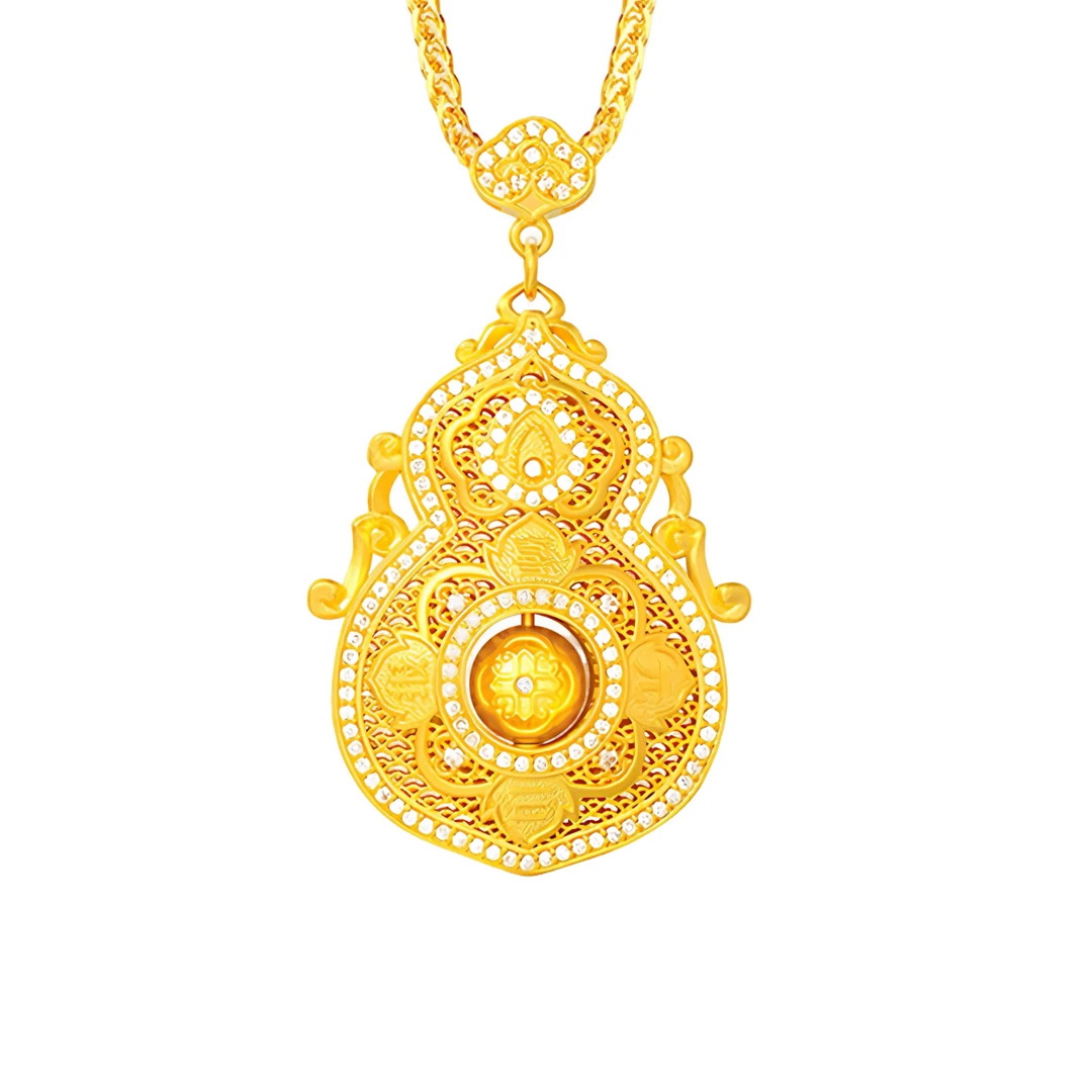 (四美葫芦吊缀)水贝经典时尚百搭古风配饰