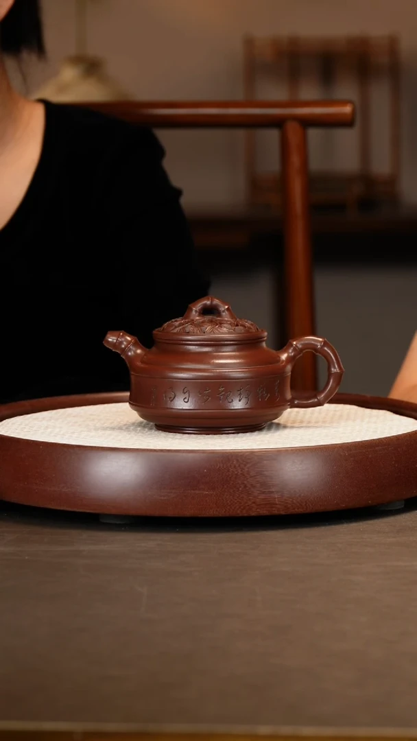 【邵六大】 镂空双线竹鼓600c+石珈放牧村边画