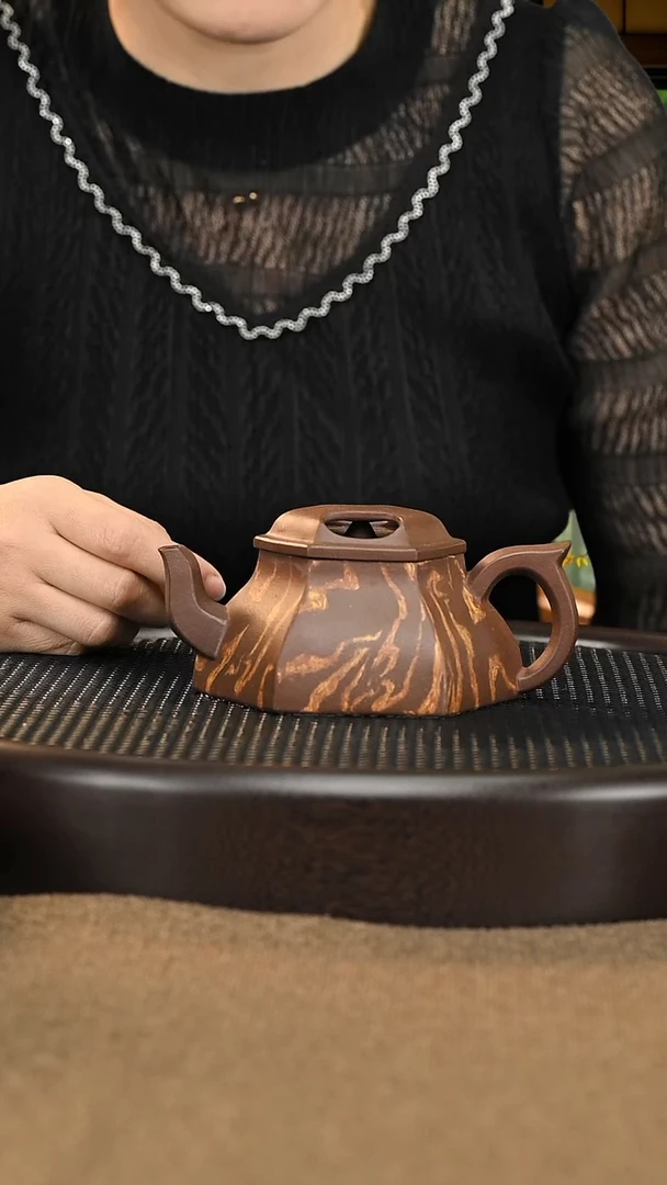 紫砂茶宠全手工搅泥方器