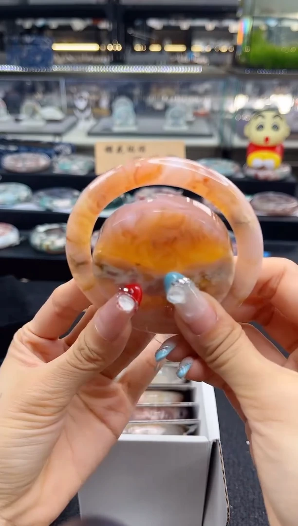 未镶嵌手镯石英质玉57--58圈口 （赠品镯心）642451