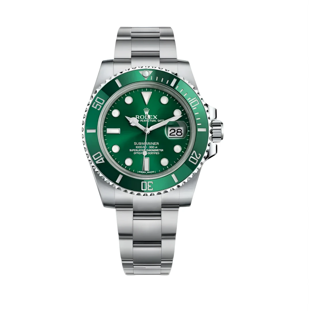 99新 Rolex/劳力士 潜航者日历型/40mm/m116610lv/绿水鬼机械男表