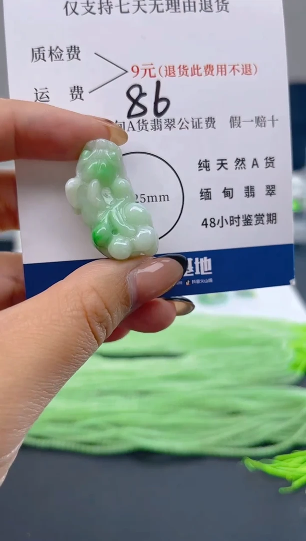 颈饰未镶嵌翡翠纯天然缅甸翡翠A货