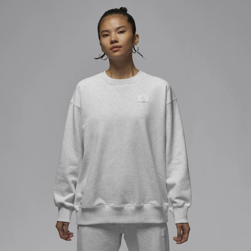 Jordan官方耐克乔丹女子圆领运动衫长袖简约新年新衣HJ1324-051