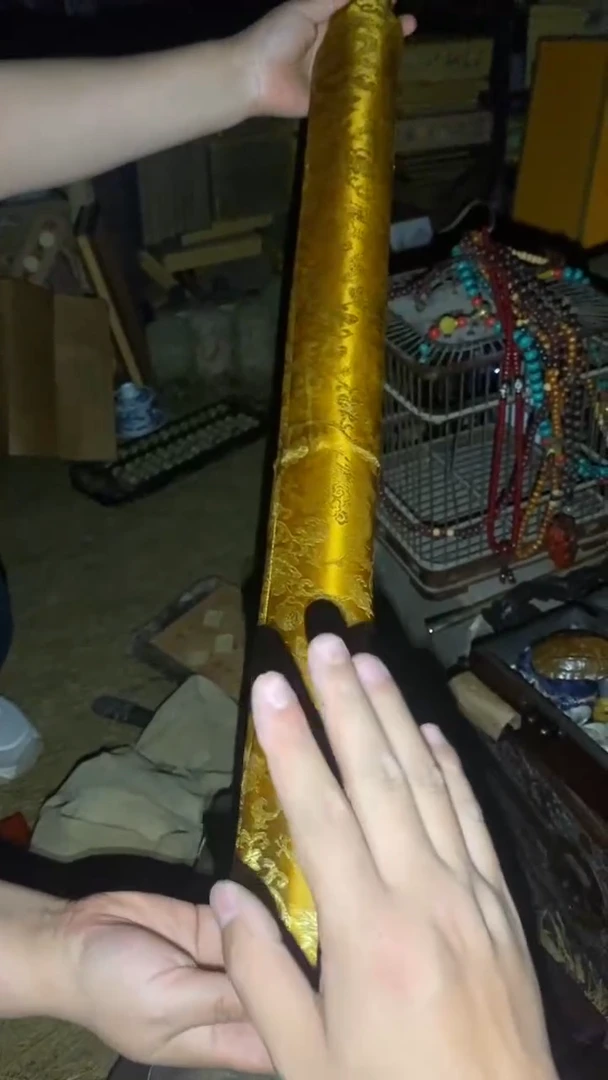 香榧木福利黄布兜中堂完整未开封一一一优选