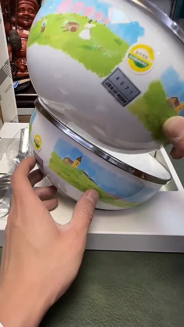 小*181·珐琅2大碗