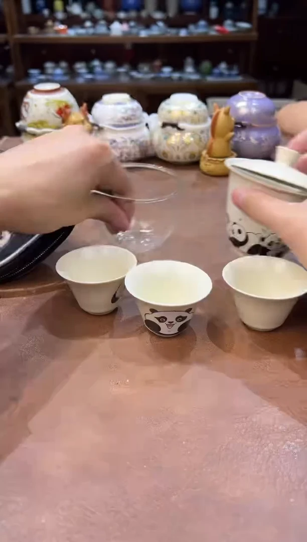 真的很便宜超好看会开片的旅行茶具