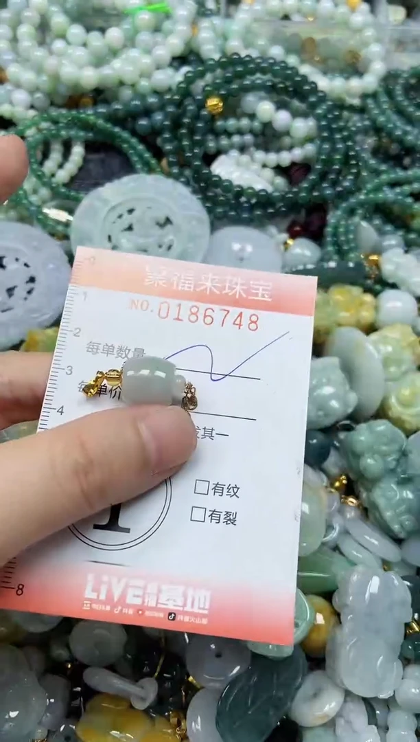 翡翠未镶嵌颈饰闪购0186748