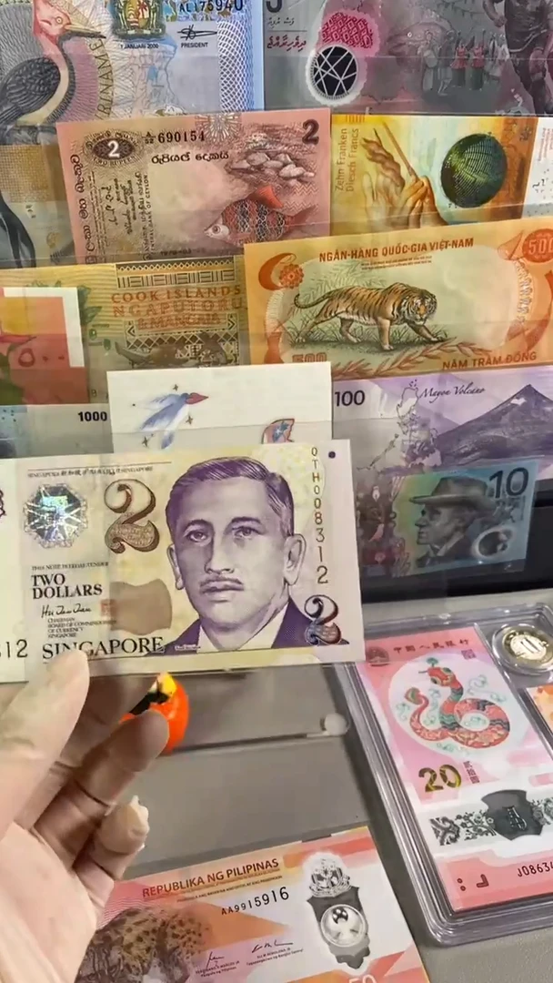 纸币新加坡2 纸币版1999年 纪念钞