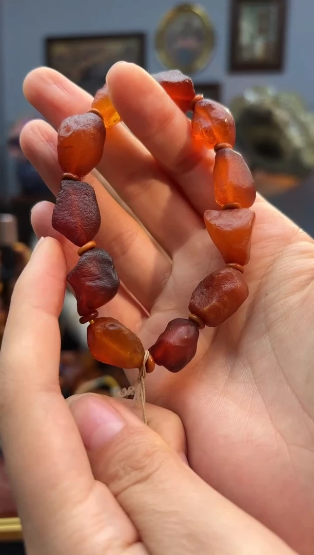 手串琥珀未镶嵌手串
