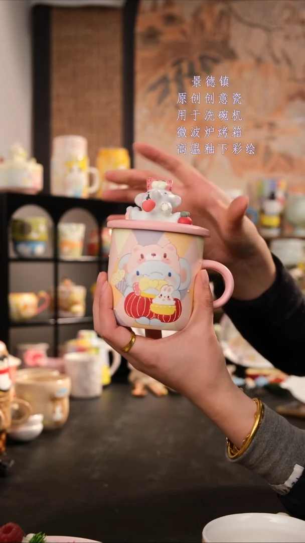 摆件陶旺的可以陶瓷手工手绘设计款