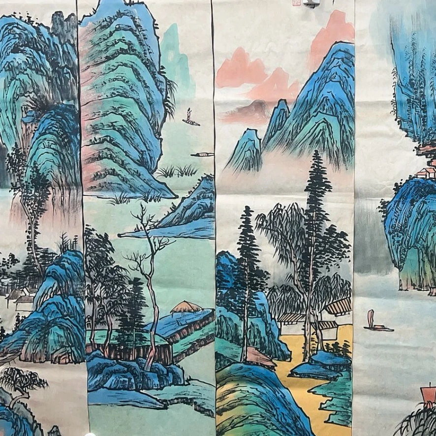 【樊竹】精品十二条屏装饰画通用链接