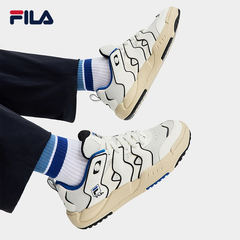 Fila/斐乐【破界者】男女鞋秋复古休闲轻便通勤板鞋F12M542201F+RH