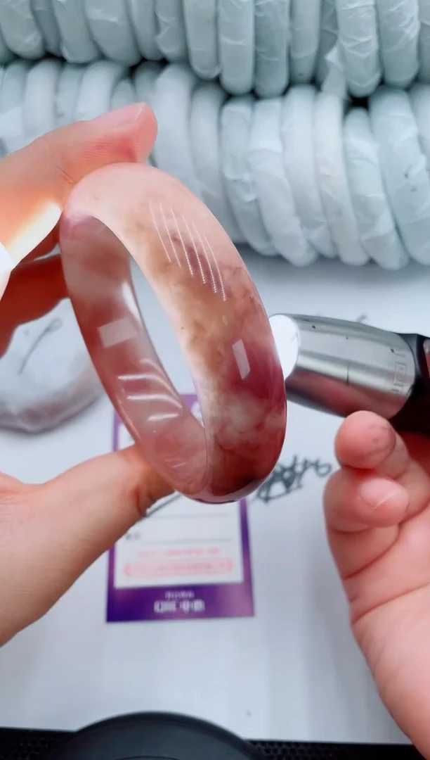 石英质玉手镯未镶嵌E55-62-63