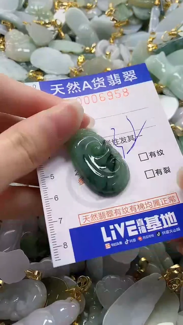 颈饰未镶嵌翡翠纯天然a货翡翠