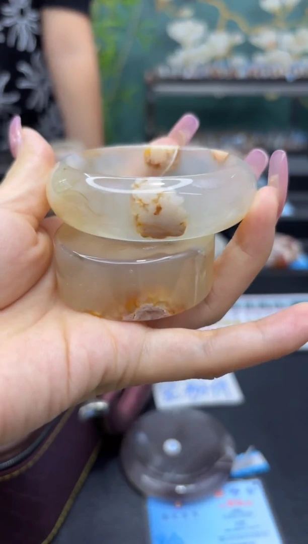 未镶嵌手镯石英质玉C87(56圈赠送镯心)