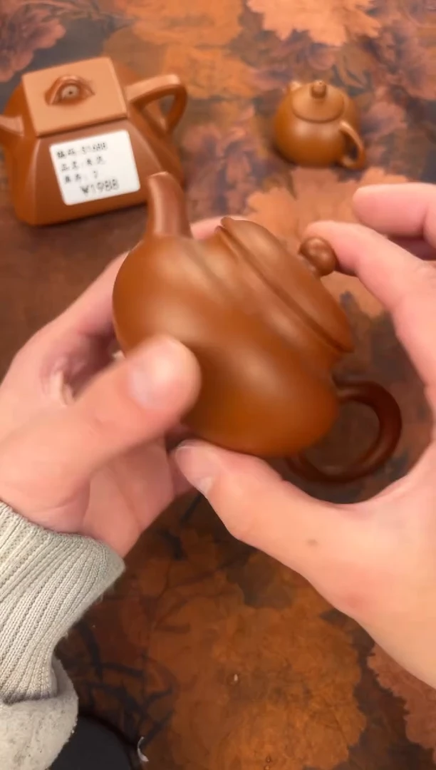 茶杯紫砂-小仿古 孤