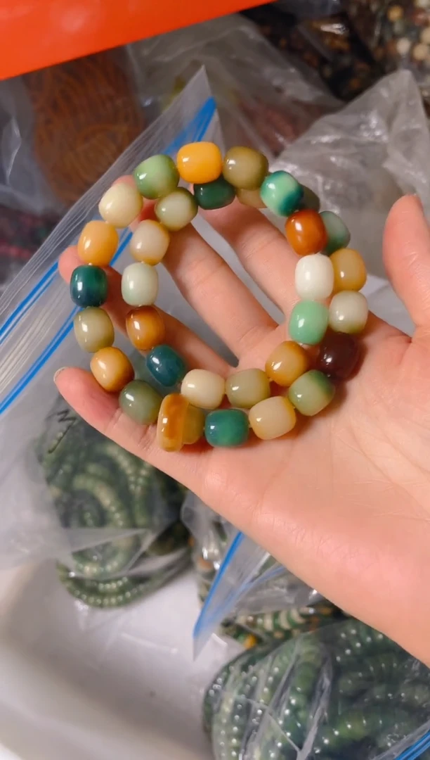 菩提根/象牙果手串双圈年糕手串