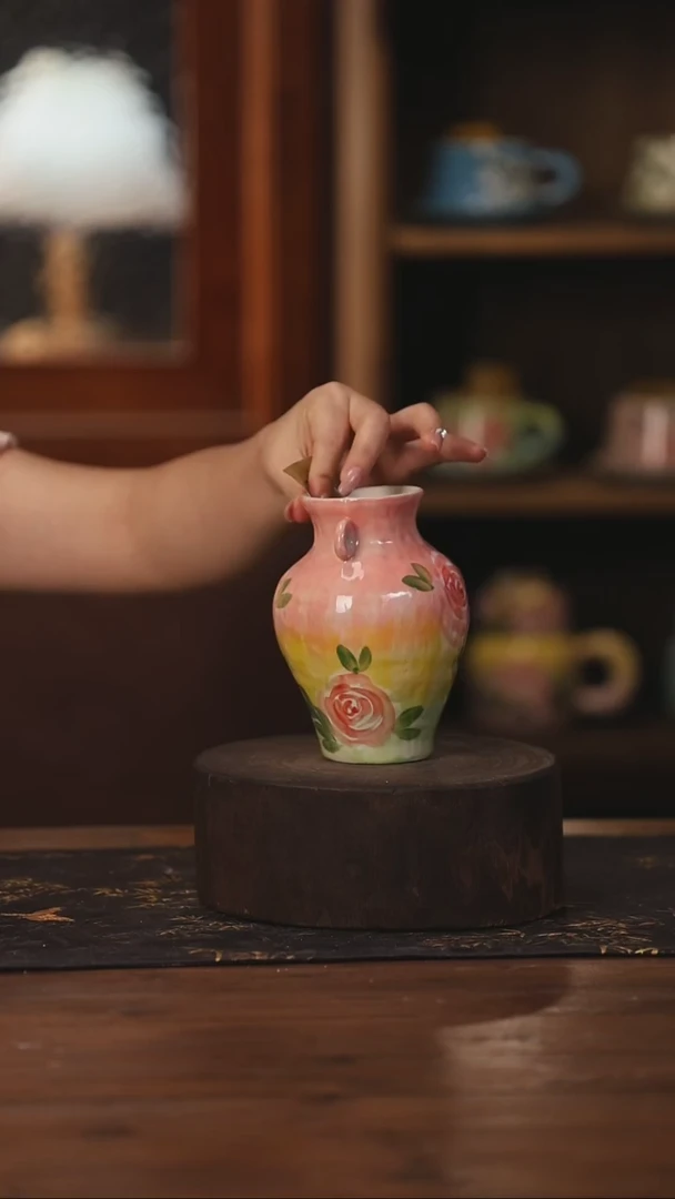 陶瓷景德镇高温釉下手绘陶瓷139