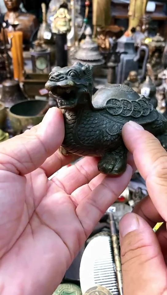 鸿兴工艺摆件把件龙龟