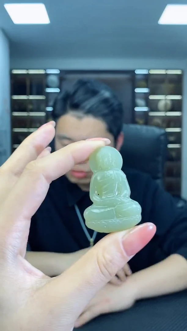 【闪购商品】和田玉颈饰未镶嵌释迦摩尼佛