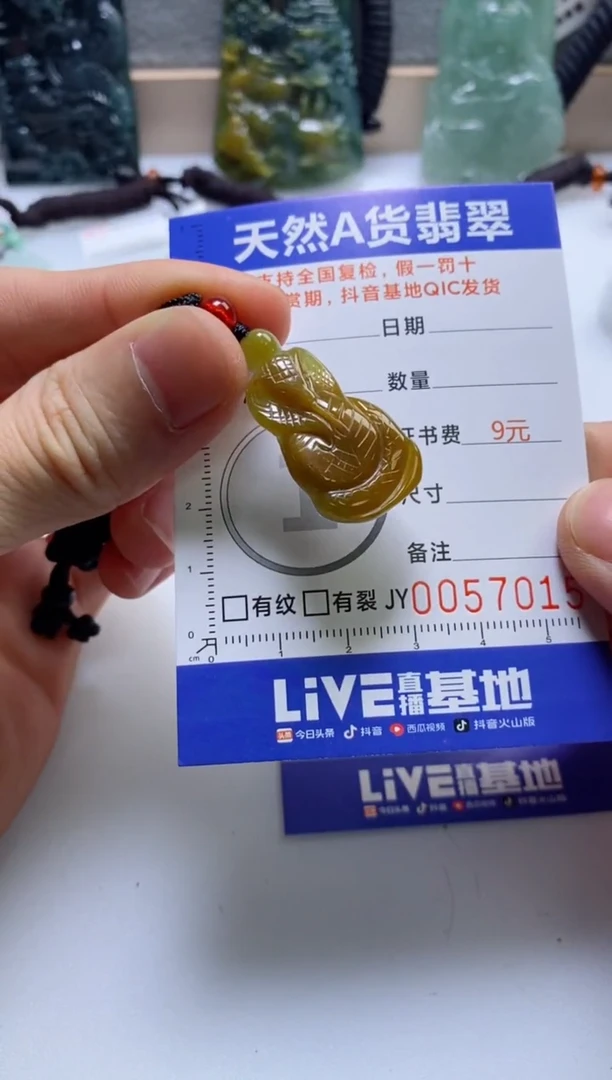 【闪购商品】翡翠挂件未镶嵌