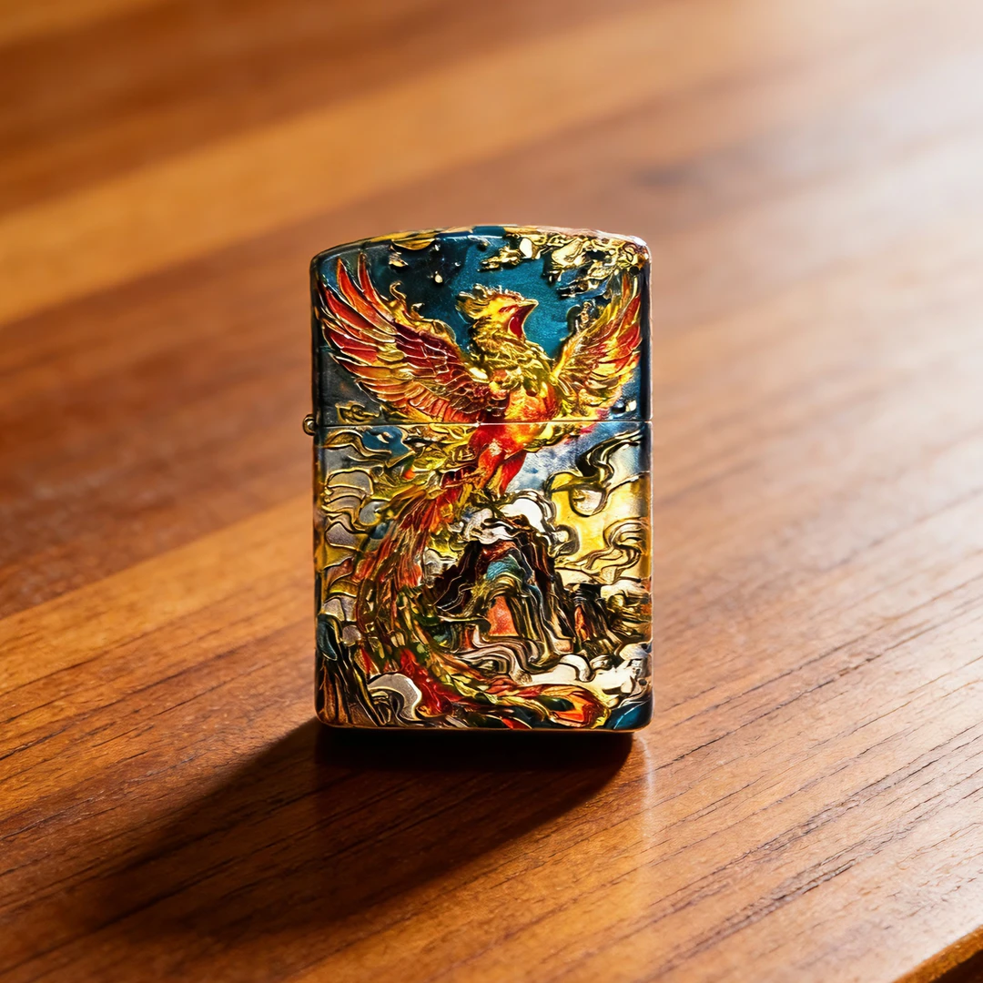 满工鎏金朱雀玄武煤.油机L（配官方礼盒保卡）