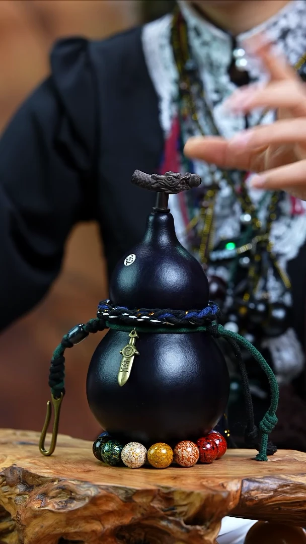 【闪购商品】352—光岳葫天然大漆酒葫芦不含漆珠