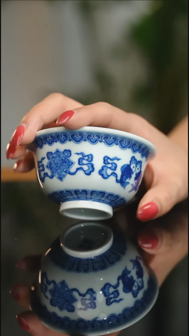 杯子陶点工八宝压手60cc