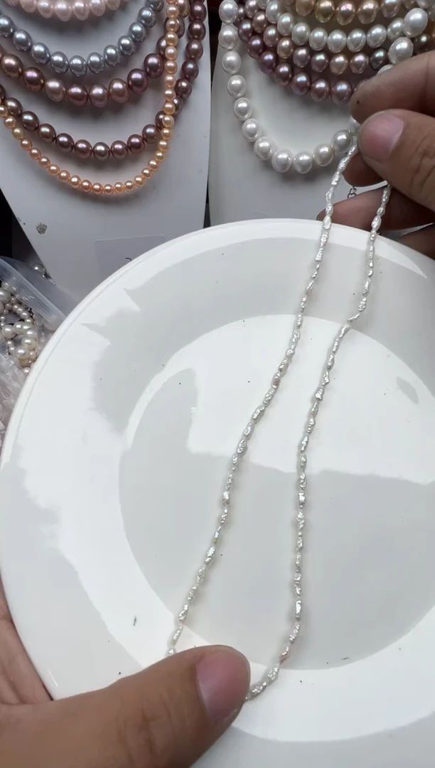 淡水珍珠未镶嵌颈饰1