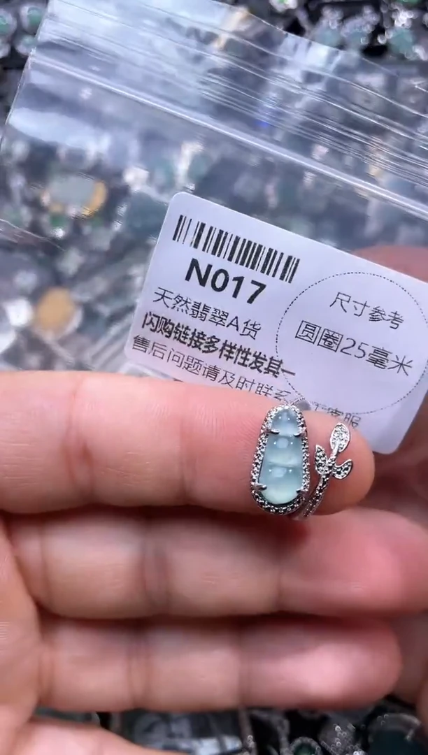 【闪购商品】翡翠颈饰未镶嵌N017戒指
