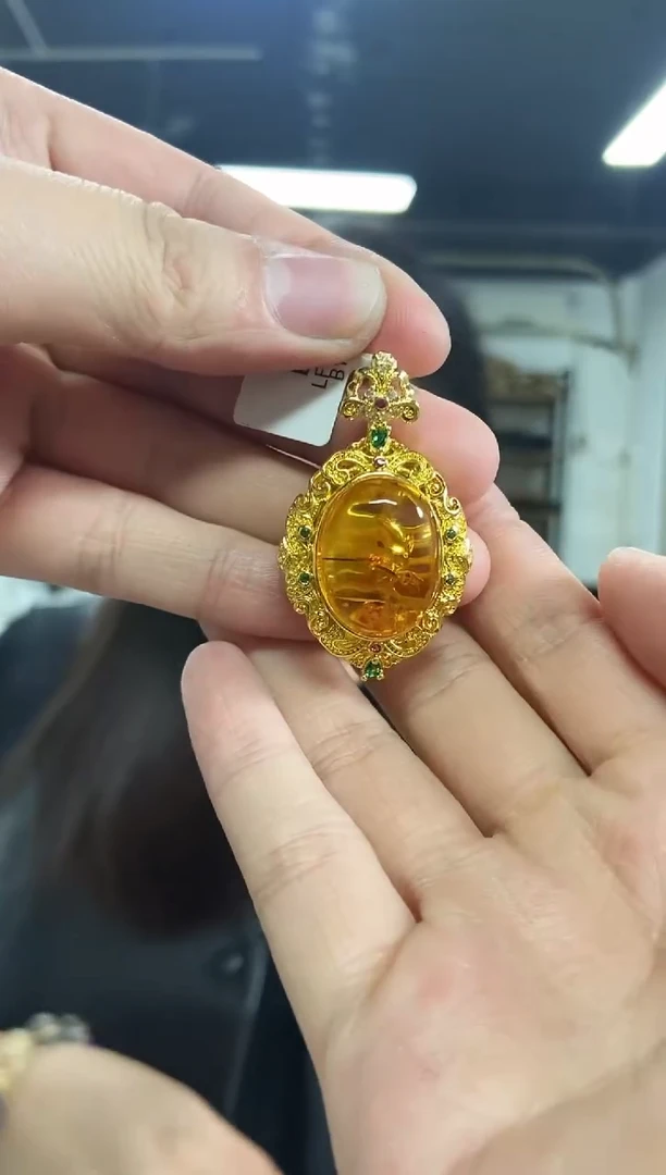 【闪购商品】琥珀（花珀）裸石未镶嵌多样性发其一颜色微差