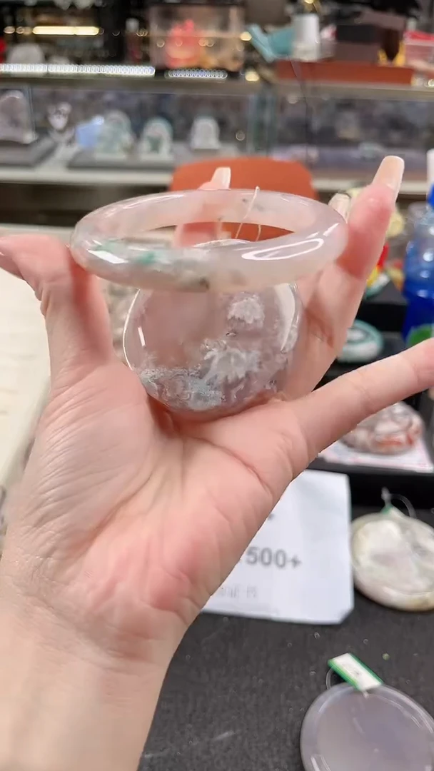 未镶嵌手镯石英质玉61圈口（赠品镯心）64327554