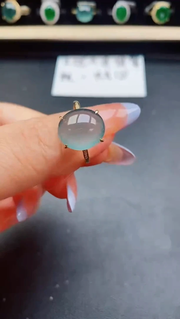 翡翠戒指银S925镶嵌321321