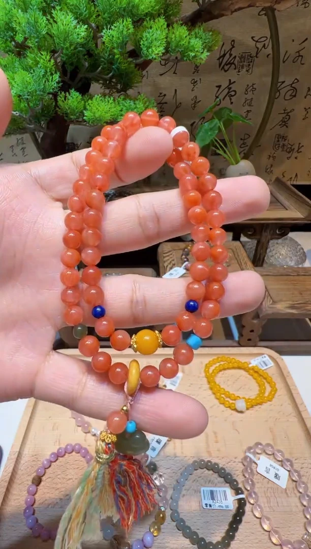 未镶嵌手串南红玛瑙手饰@@