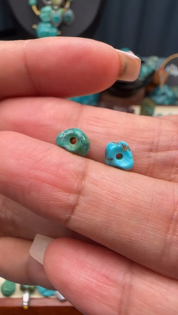 未镶嵌绿松石珠宝奇石绿松石