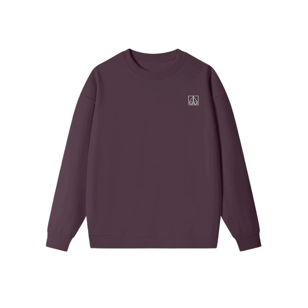 【秋冬新款】早秋圆领卫衣休闲百搭时尚情侣款男女同款宽松-剪刀