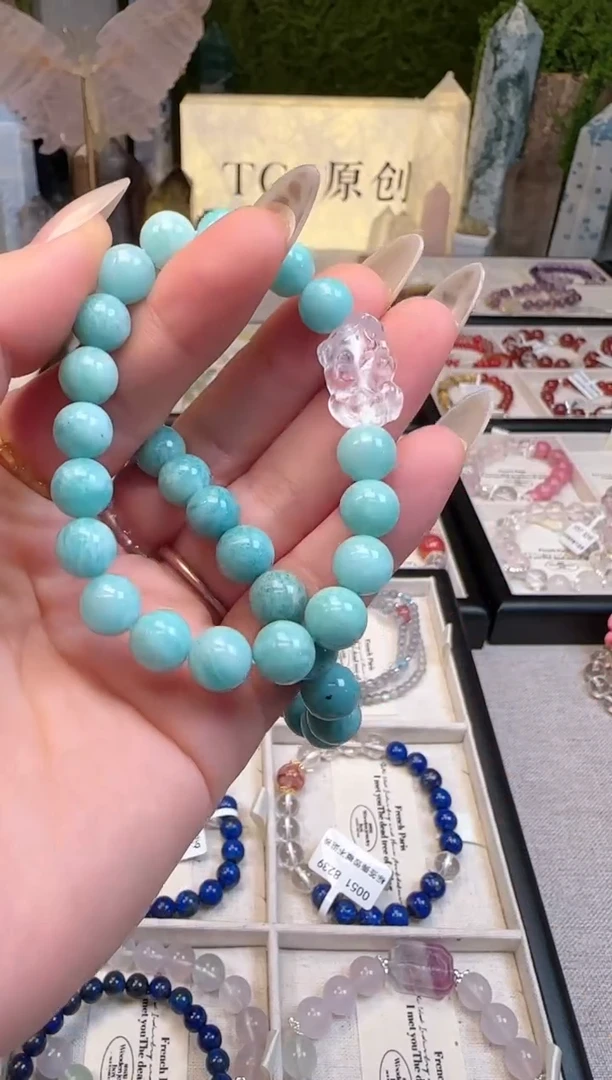 【闪购商品】天河石手链未镶嵌9a TGS原创设计 T159