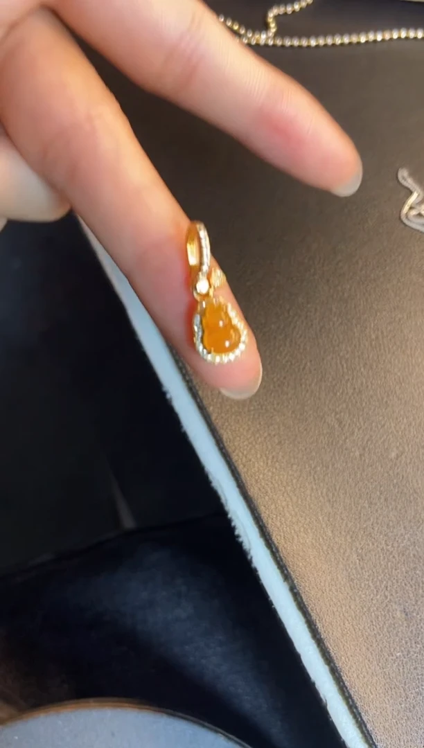 吊坠(不含链)银S925镶嵌翡翠1