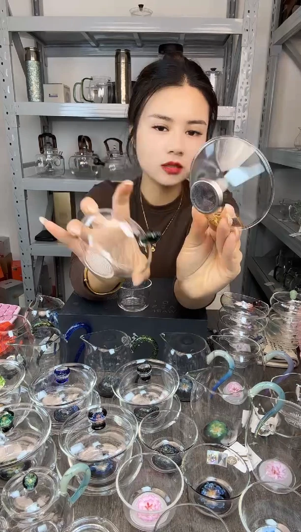 三****制禾器 奉珠茶漏墨绿色 孤品