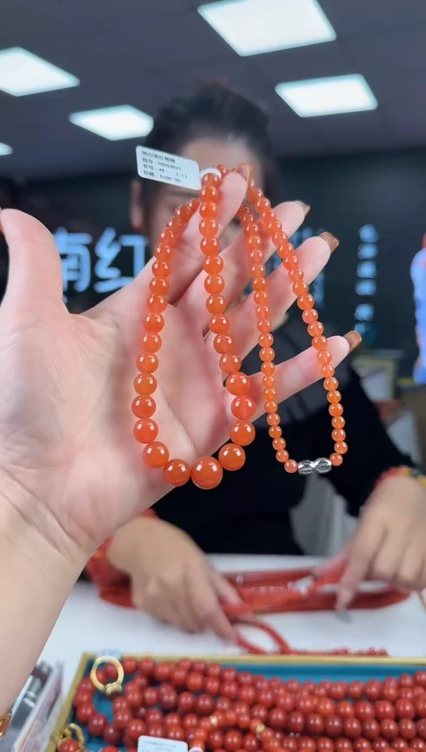 未镶嵌珠串南红玛瑙多样发其一/HS2564130699