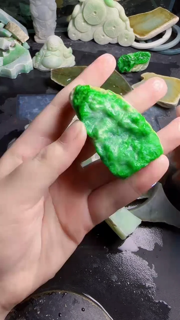 未镶嵌挂件翡翠次****9天然翡翠017